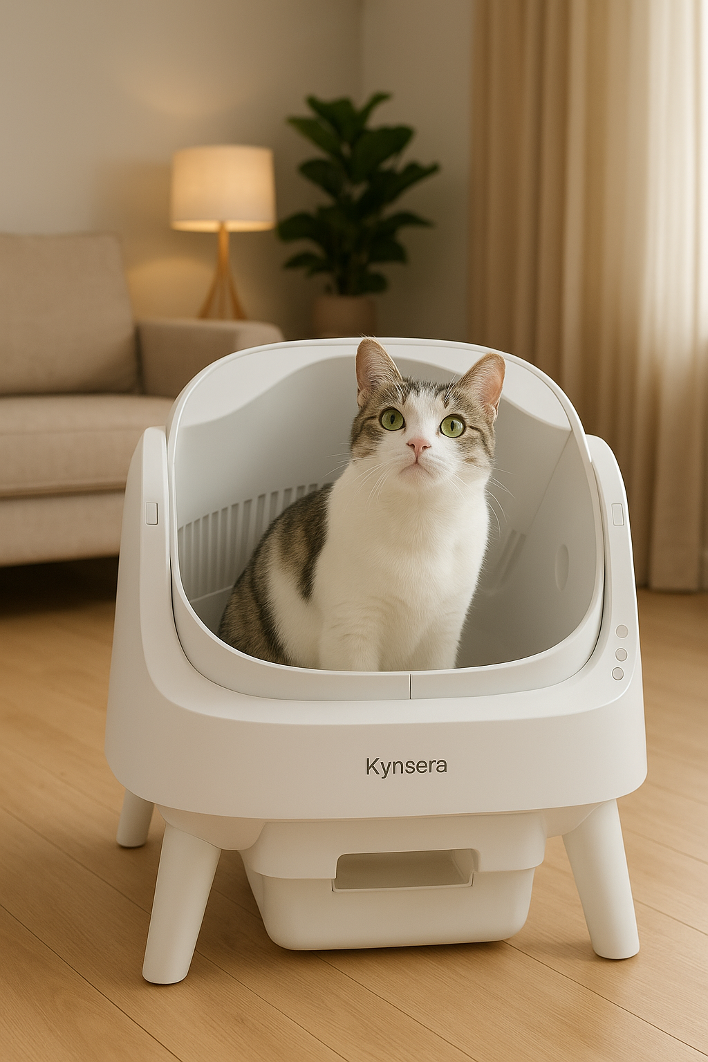 Self-Cleaning Cat Litter Box